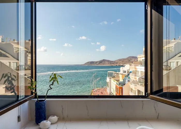 شقة Breeze Sea View Canteras لاس بالماس دي غران كاناريا