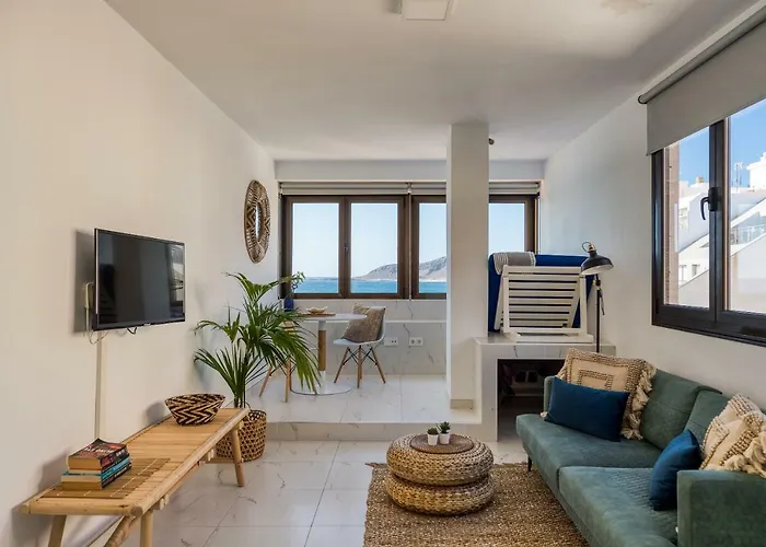 公寓 Breeze Sea View Canteras 大加那利岛拉斯帕尔马斯